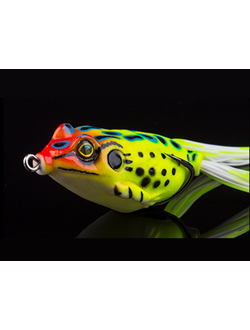 Воблер ThunderFrog Fishing (лягушка) 6гр, 4,5см,  желтая/красная голова