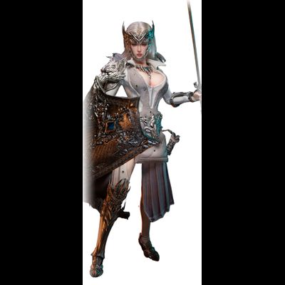 ПРЕДЗАКАЗ - Белая воительница Алина - Коллекционная фигурка 1/6 The Girl Under Wolf's Ward Silver Alina (PL2026-236A) - TBLeague ?ЦЕНА: 28200 РУБ.?