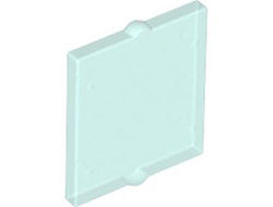 Glass for Window 1 x 2 x 2 Flat Front, Trans-Light Blue (60601 / 4519613 / 4537945 / 4552034 / 6023948 / 6254563)