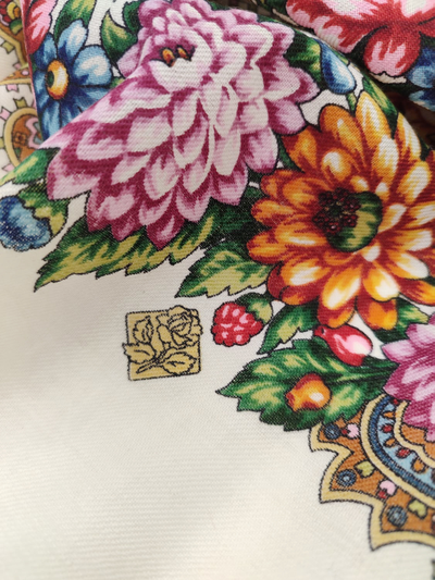 Павловопосадский платок Цветочная ария 2036-2