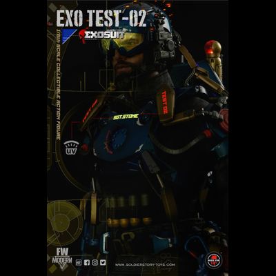 Боец в экзоскелете 2.0 - КОЛЛЕКЦИОННАЯ ФИГУРКА 1/6 scale EXO-SKELETON ARMOR SUIT TEST-02 (SS125) - SOLDIER STORY