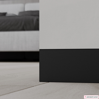 Скрытый плинтус с кабельканалом и крышкой Ликорн С-07.3.2