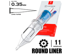 11 RLLT/0.35 - Round Liner Long Taper "DragonHawk Extreme"