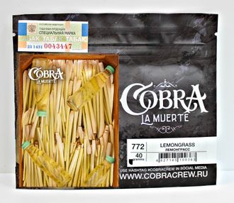 Табак Cobra Lemongrass Лемонграсс La Muerte 40 гр