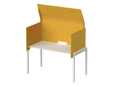 Кабина с высоким экраном-парусом