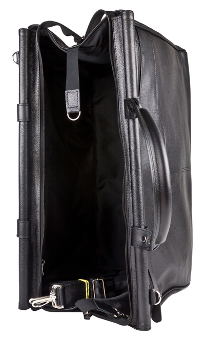 Кожаный саквояж Otranto black (арт. 4006-01)