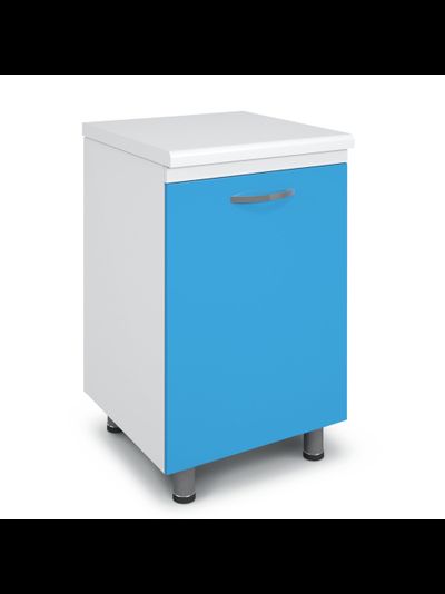 Тумба металлическая с полкой на опорах ТМД-1.0