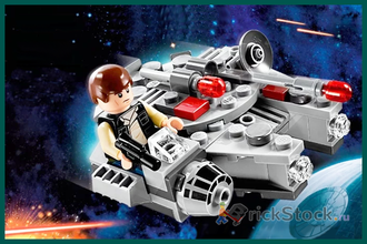 # 75030 Мини–«Сокол Тысячелетия» с Фигуркой / “Millennium Falcon” (Microfighter ― 2014)