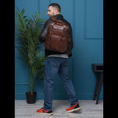 Кожаный рюкзак Corruda Premium brown (арт. 3092-53)