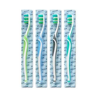 Glister™ Универсальные зубные щетки для взрослых (средняя жесткость) 4 шт.