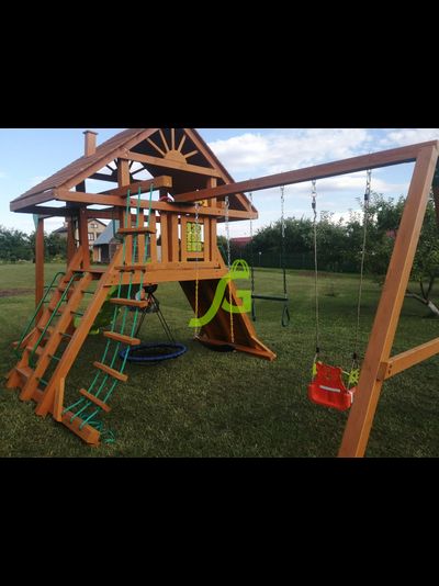 Детская площадка IgraGrad Крепость Фани с рукоходом (Дерево)