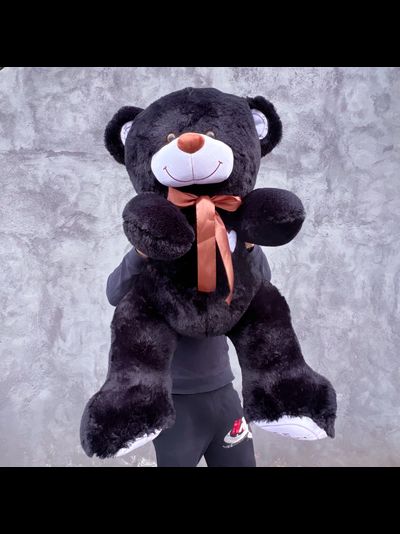 Большой плюшевый медведь 160 см черный Феликс