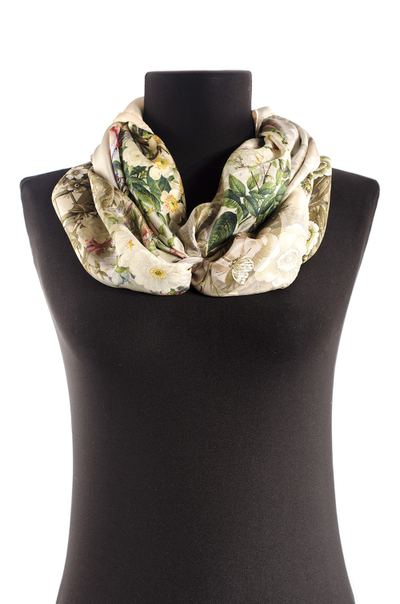 Павловопосадский платок Винтаж 10092-2