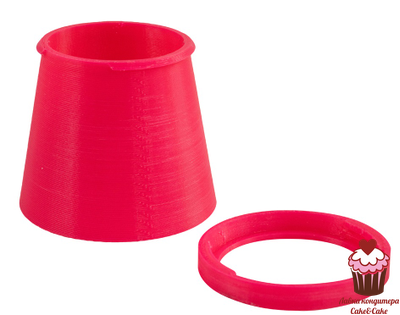 Набор насадок для зефирных роз №2 (адаптер + 3 диска)