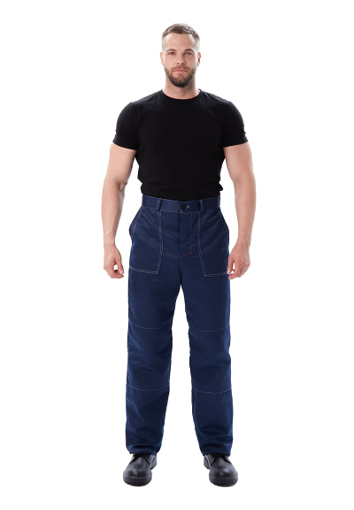 Костюм мужской "Дамаск" летний, т-синий с васильковым