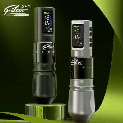 Беспроводная тату машинка EZ Filter X40 Strokes 2.0-4.0mm Black