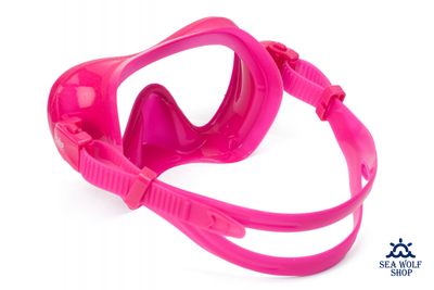 Маска для дайвинга с трубкой Scuba Brothers Flipper Pink, комплект
