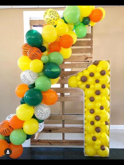 цифра в стиле "аэромозаика" (любая)