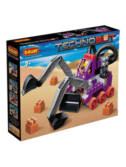 Детский развивающий конструктор Bauer 794 Набор с роботом и пилотом в коробке "Technobot"
