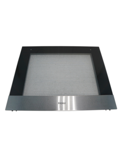 Внешнее стекло духовки Haier с молдингом 0530052462