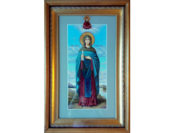 Мария Вифинская, Святая Преподобная. Рукописная мерная икона.