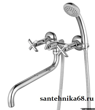 Смеситель универсальный с круглым поворотным изливом 300 мм Lemark PRACTICA LM7551C