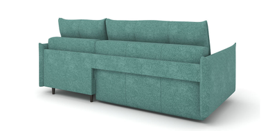 ДВУСПАЛЬНЫЙ РАСКЛАДНОЙ ПРУЖИННЫЙ ДИВАН-КРОВАТЬ КАРОЛИНА С НОЖКАМИ, УГЛОВОЙ, СО СПАЛЬНЫМ МЕСТОМ И МЕХАНИЗМОМ ПАНТОГРАФ, С ПОДУШКАМИ