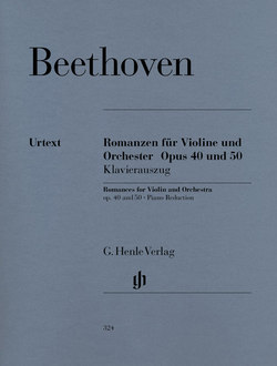 Beethoven. Romances G-dur op.40 and F-dur op. 50 for Violin and Orchestra: f?r Violine und Klavier