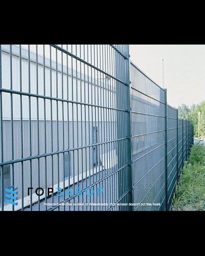 Раздвижные оцинкованные 2D ворота из сварных прутьев