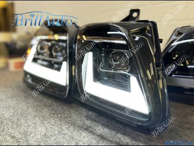 Фары Lexus LX470 3 линзы Bi LED тюнинг