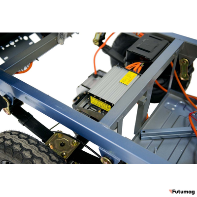 Грузовой электротрицикл Rutrike Вектор Кабина 1500 60V1200W серый
