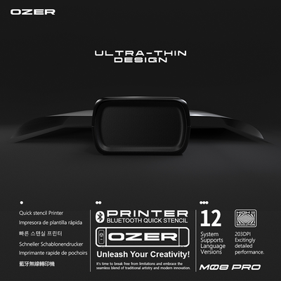 Беспроводной тату принтер OZER Wireless Quick Stencil Bluetooth Printer
