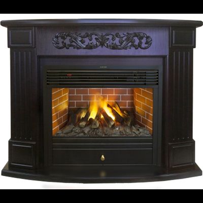 Электрокамин Венеция BL с очагом 3D Novara 26