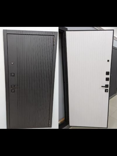 ЛАЙНДОР. ЭКСТРА  УЛЬТРА 117 мм (ТРЕХКОНТУРНАЯ). ЧЕРНЫЙ КВАРЦ/ БЕЛЫЙ МАТОВЫЙ