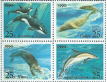 6186-6189. Морские животные. Сцепка