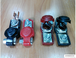 Клемма АКБ евро в резиновом чехле