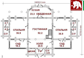 Проект 5-02, 460 кв.м., 15,75*24