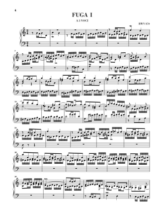 Бах И.С. Хорошо темперированный клавир, II том BWV 870-893. Без аппликатуры