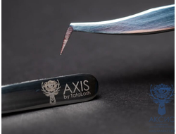 Пинцет для наращивания ресниц Axis F1