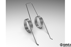 Расчет пружин кручения из круглой проволоки Спиральная двойная пружина, работающая на кручение