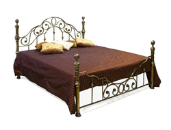 Кровать металлическая VICTORIA 140x200 см Античная медь
