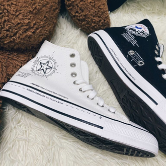 Кеды Converse All Star white высокие