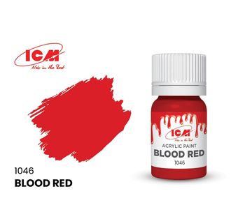 С1046 Краска для творчества, 12 мл, цвет Кровавый(Blood Red)