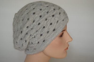 Визио берет женский италия 6992 серый