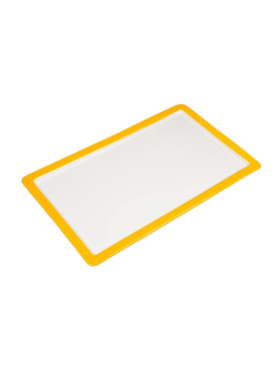 Гастроёмкость фарфоровая 1/1-20, цвет жёлтый-белый