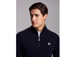 Теплый спортивный костюм мужской  12SKM-1414 (темно-синий)