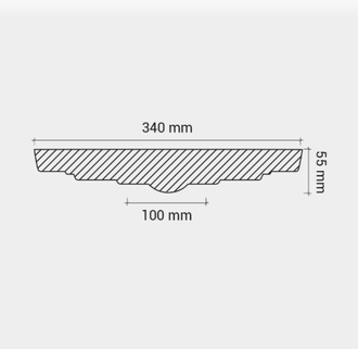 Розетка 1.56.014 d34см