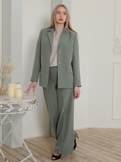 Брюки 662-03223 шалфей