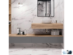 Керамогранит Staro Palacio Majestic White 60х120 см под мрамор Mistery в магазине Marysя Краснодар