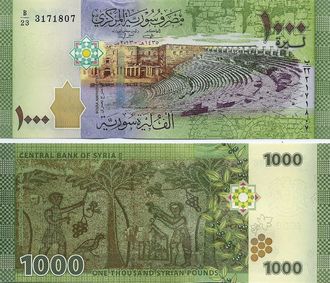 Сирия 1000 фунтов 2013 г.